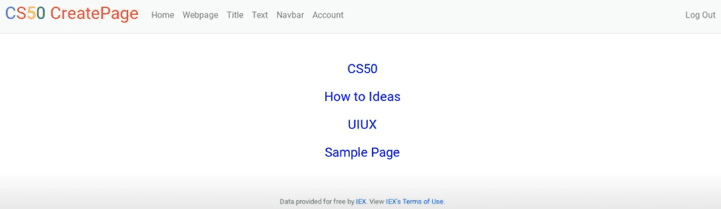 CreatePage Project Image